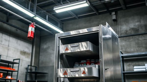 Sécurisez vos produits inflammables grâce à une armoire résistante au feu
